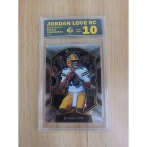2020 Panini Select - Concourse Silver Prizm‎ #47 Jordan Love (RC) PSA 10 PACKERS